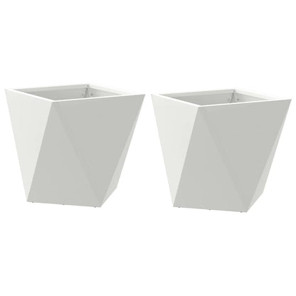 Jardinera 2 Uds. 30 X 30 X 30 Cm Acero_0
