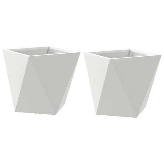 Jardinera 2 Uds. 30 X 30 X 30 Cm Acero_0