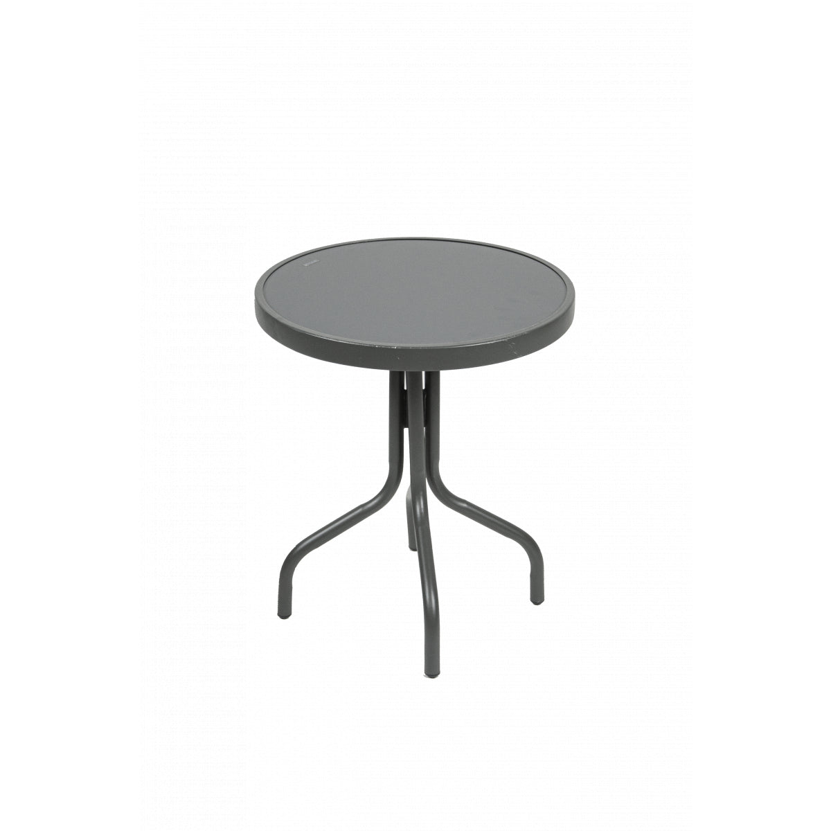 Conjunto De Muebles De Jardín De Acero Y Resina Gris Antracita De 2 Plazas Con 2 Sillones + 1 Mesa - Muebles De Jardín_2