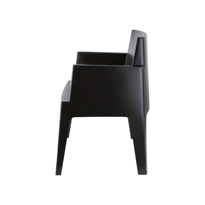 Siesta Exclusive Pack De 2 Sillones Para Exterior Box Gris Negro_3