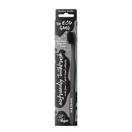 Cepillo de dientes adulto Sensitive - Negro The Eco Gang