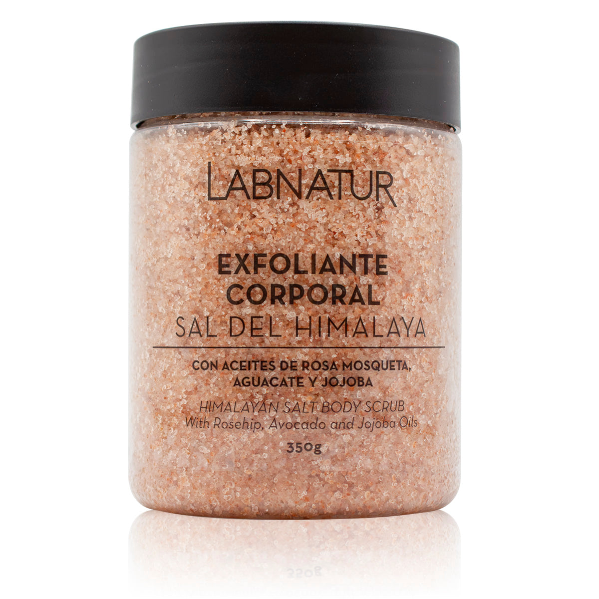 Exfoliante Corporal con Sal del Himalaya 350 g Labnatur | Exfoliación Mineral | Rosa Mosqueta, Aguacate y Jojoba_0