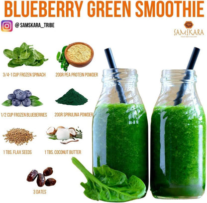 Espirulina En Polvo Bio - 500g | Superalimento Ecológico Vegano Para Batidos, Smoothies Y Zumos, Sin Azúcares Añadidos_2