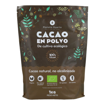 Cacau em pó biológico da Planeta Huerto