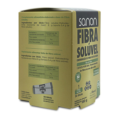 SANON fibra solúvel 30 sticks