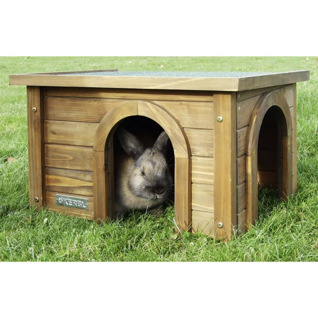 Kerbl Cabaña Para Roedores Madera Esmaltada 45x32x27 Cm_1