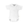 Body con cuello y manga corta blanco Cambrass talla 24