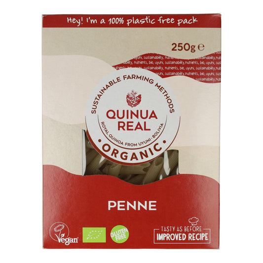 Massa Penne com Quinoa Real e Arroz Biológico sem Glúten 250 g