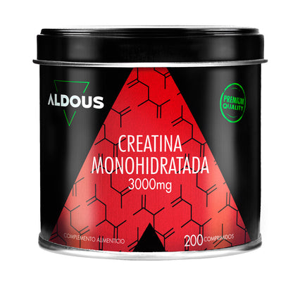 Aldous Creatina Monohidrato 3000 mg 200 comprimidos