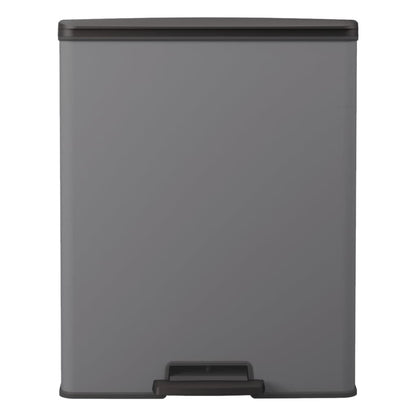 Curver Papelera De Pedal Deco Rectangular Gris Frío 65 L_2