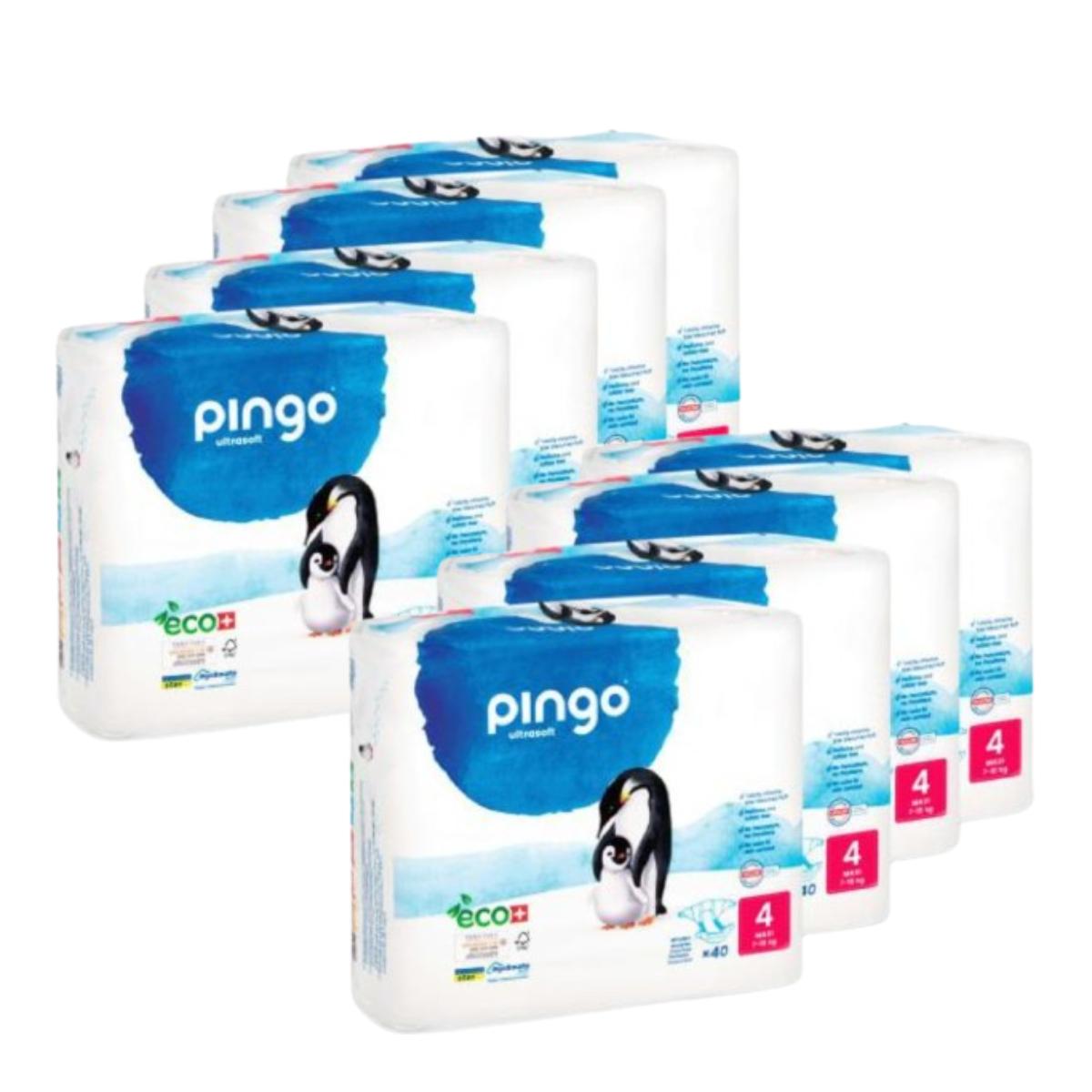 Pack Poupança Fraldas T4 (7-18kg) Pingo 320 Unidades