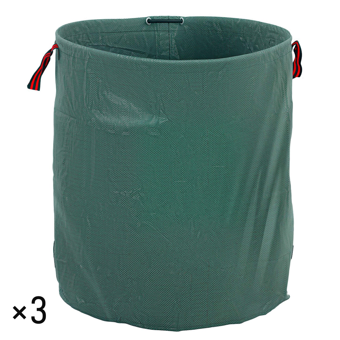 Outsunny Set De 3 Bolsas De Basura De Jardín 272l Con Asas Plegables_0