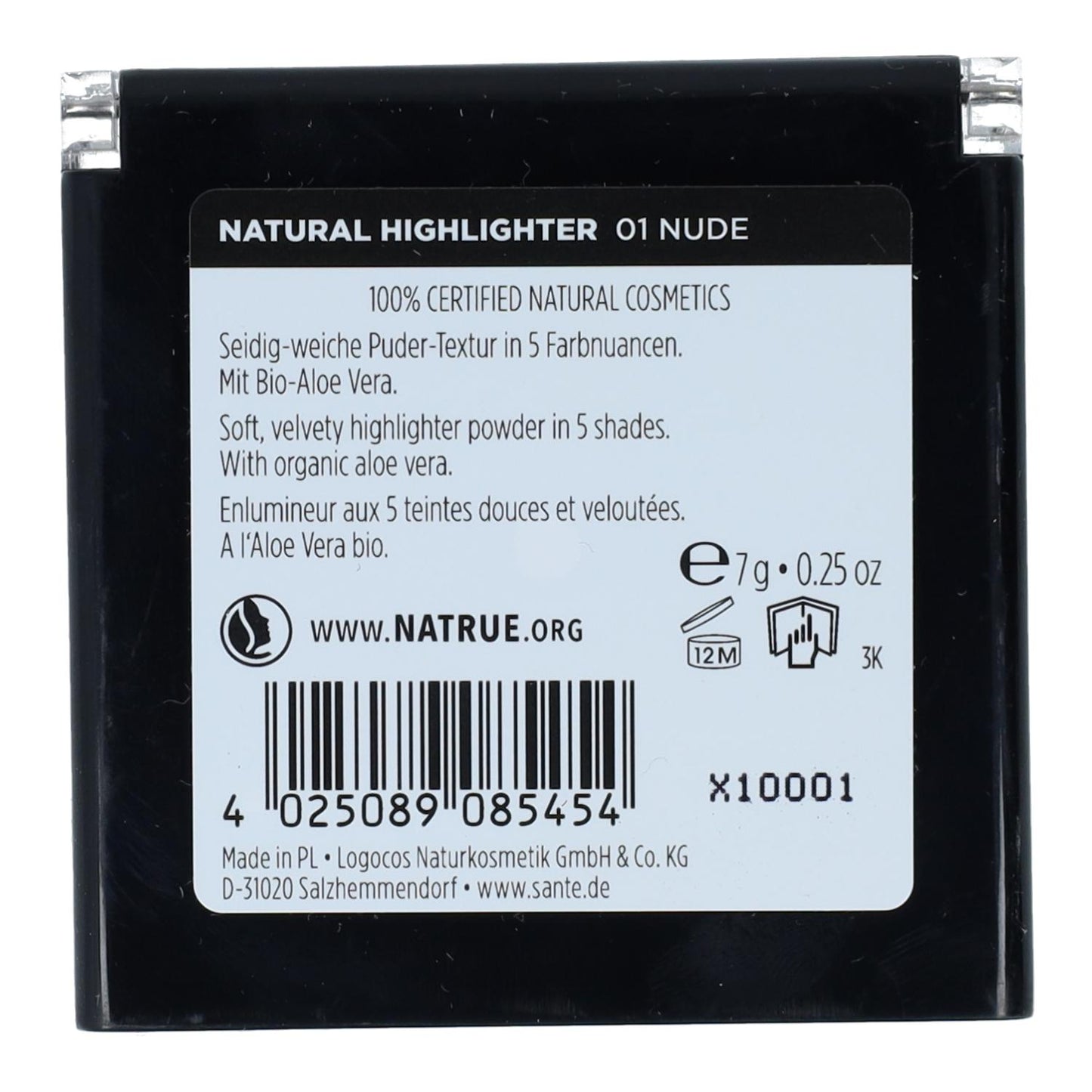 Iluminador Natural 01 Nude Sante 7 g