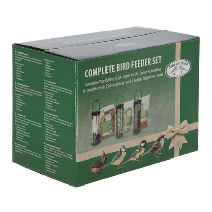Esschert Design Juego Completo De Comederos Para Pájaros 3 Piezas S_3