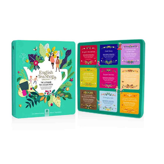 Coleção de Latas 72 Saquetas de Chá Inglês BIO Tea Shop 136 g