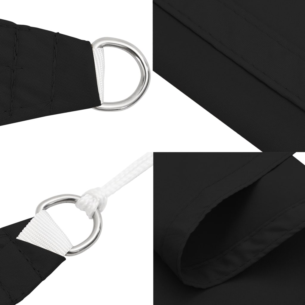 Toldo De Vela Triangular Tela Oxford Negro 3,6x3,6x3,6 M_4
