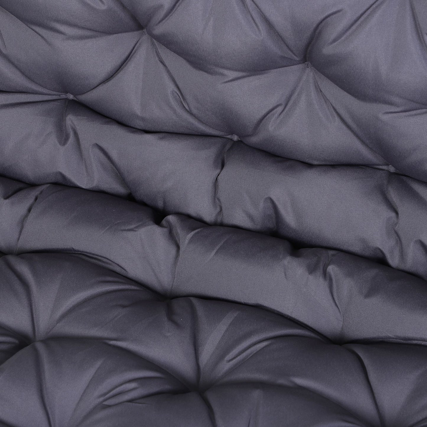 Outsunny Cojín Para Banco Con Respaldo 132x110x10 Cm Gris Oscuro_3