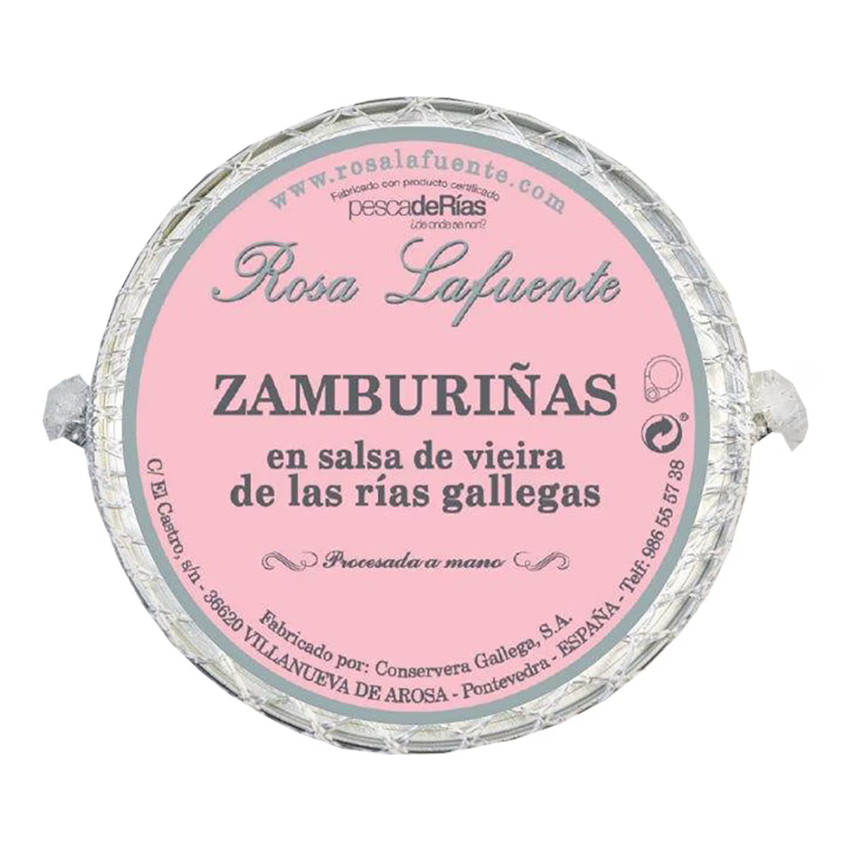 Vieiras com molho de vieiras Rosa Lafuente 111 g