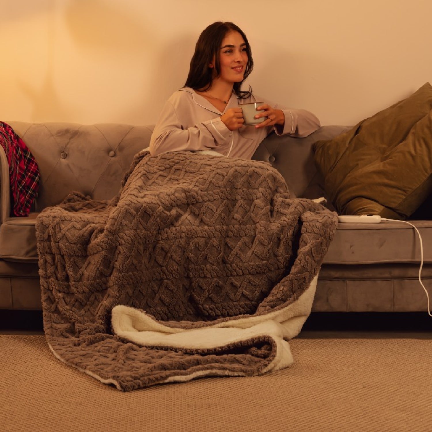 Cecotec Manta Eléctrica Heatconfort Thermalblanket Sherpa (180 X 130)_1