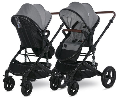 Carro De Bebé De Tres Piezas Boston Hasta 22 Kg Dolphin Grey_2