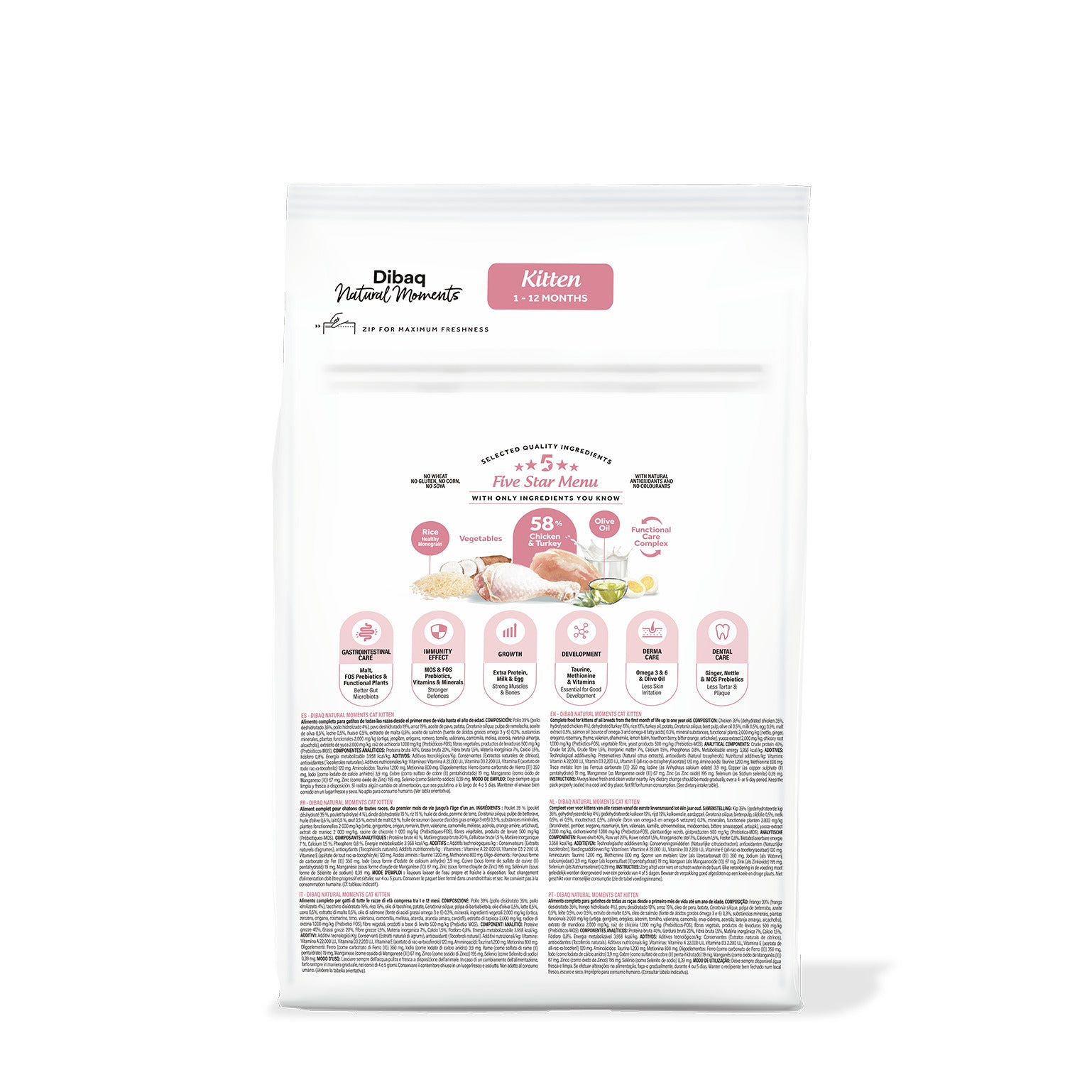 Dibaq Natural Moments 5 Star Gatito 1,5kg_1