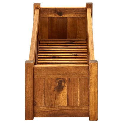 Arriate De Madera De Acacia 100x30x25 Cm_4