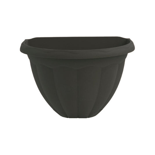 Vaso de parede terra cor antracite 30 x 20 x 20 cm