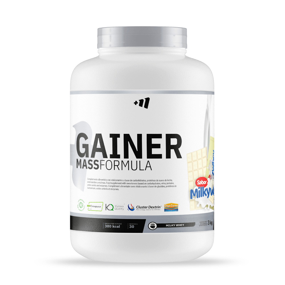 Gainer Mass Formula - 3 Kg - Chocolate Blanco Con Leche Milkywhey - Aumenta La Masa Muscular - Masmusculo_0