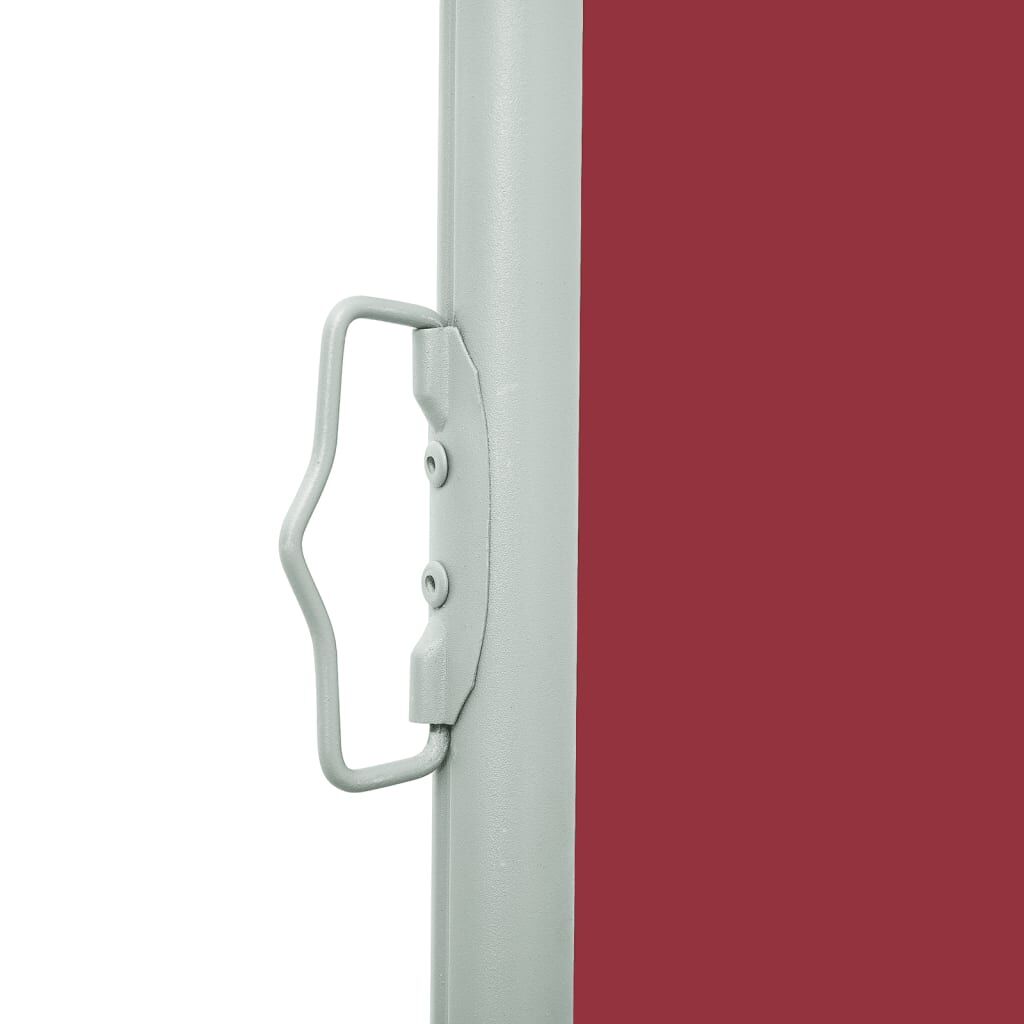 Vidaxl Toldo Lateral Retráctil De Jardín Rojo 160x600 Cm_3