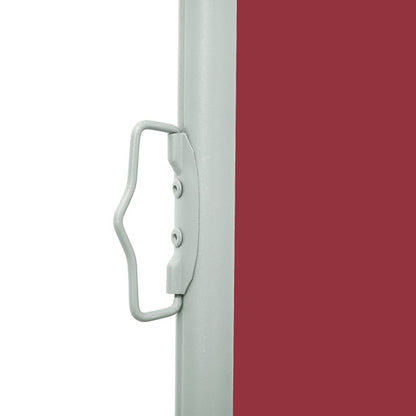 Vidaxl Toldo Lateral Retráctil De Jardín Rojo 160x600 Cm_3