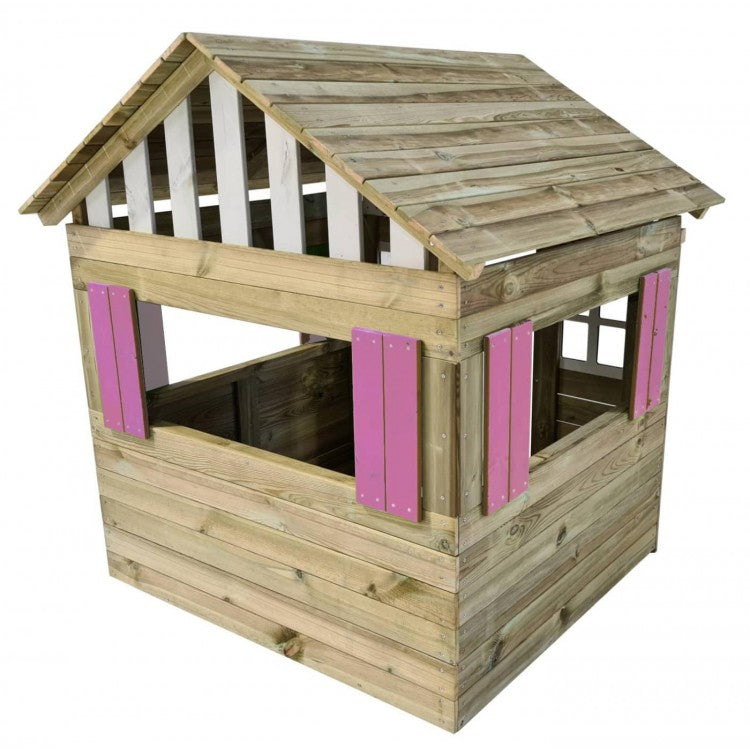Casita De Madera Masgames Lollipop Xl Horeca Rosa._1