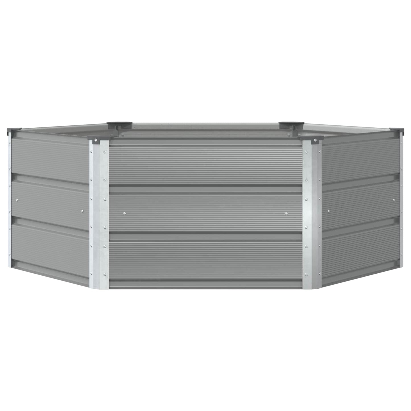 Jardinera Gris Claro 129 X 129 X 45 Cm Acero_3