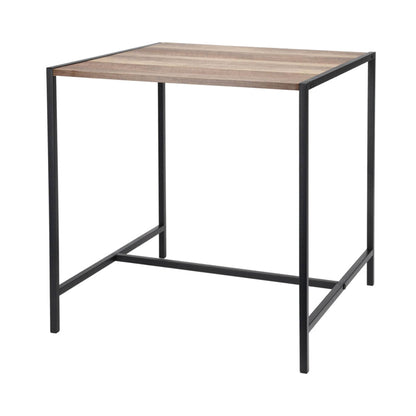 Well Home Mesa Auxiliar De Hierro Y Mdf 49x49,5x49,5cm_0