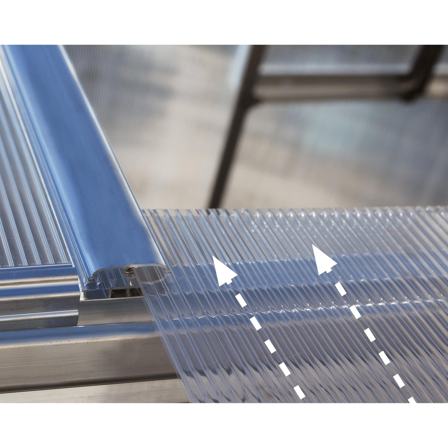 Estufa Híbrida 426x185 cm Prata 