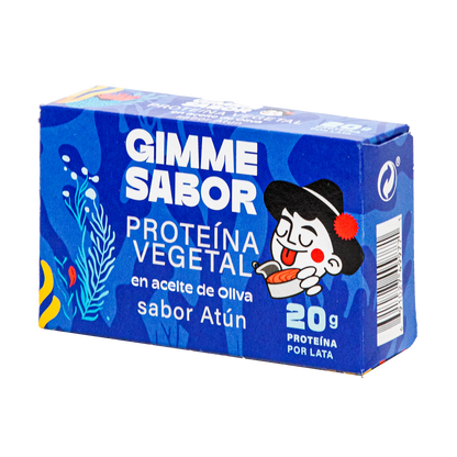 Atún Vegano en Aceite de Oliva 120g | Sin Gluten, Sin Aditivos, Sin Alérgenos | Gimme Sabor_0