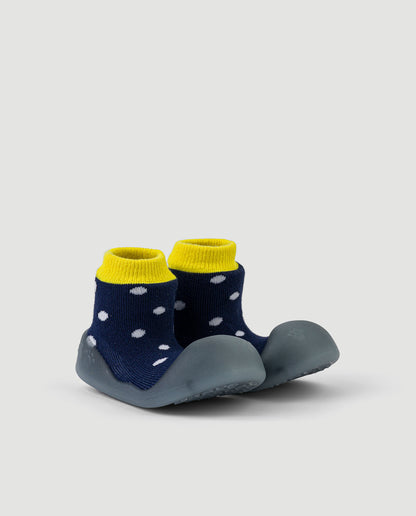 Zapatos De Bebé Que Cambian De Color Con La Luz Del Sol Polka Navy Bigtoes Chameleon L (21,5)_2
