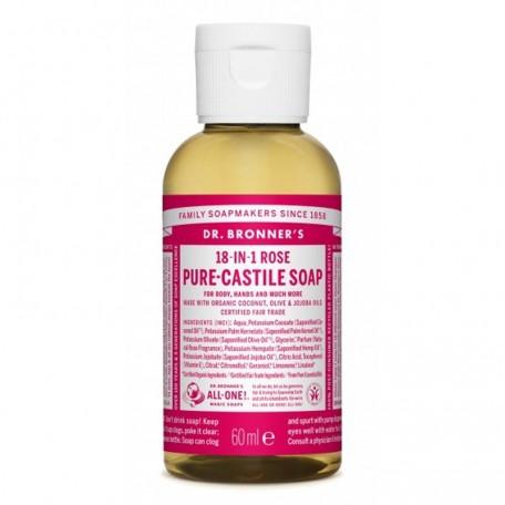 Sabonete Líquido Dr. Bronners Rose 60 ml