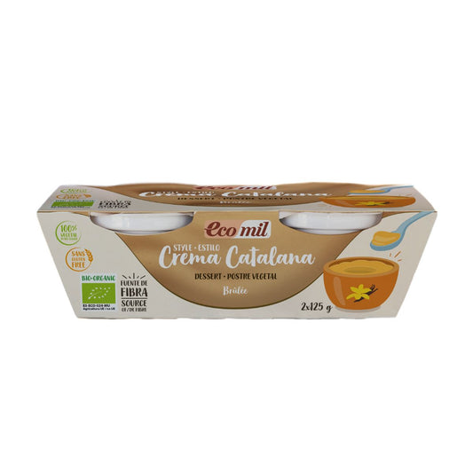 Sobremesa estilo creme catalão Ecomil biológica 2 unidades de 125 g
