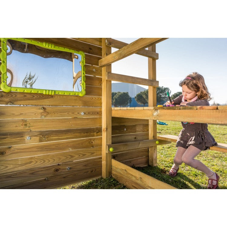 Parque Infantil Masgames Teide Xl Con Escalera De Mono Y Columpio Doble._4