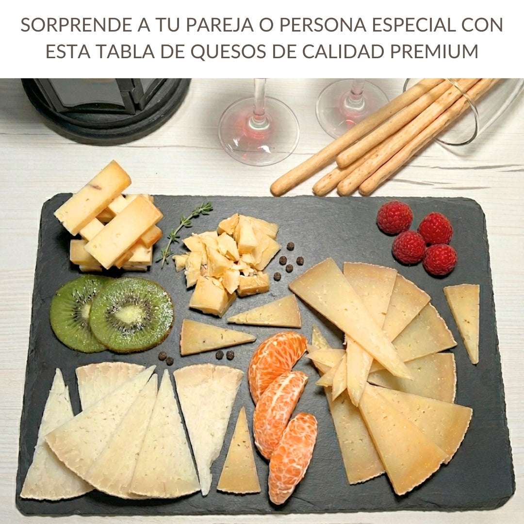 Quesoqueso® Caja De Quesos | Queso Manchego, Payoyo, Mahon Y Castellano Con Trufa | Regalo Pareja díselo Con Quesos_4