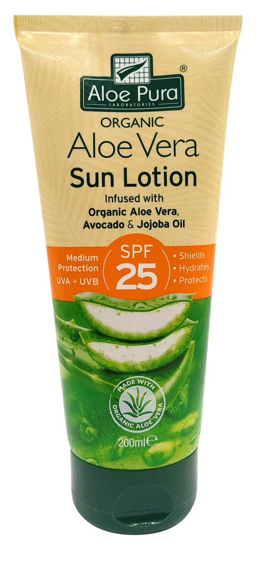 Protetor Solar Fator 25 ALOE PURA 200ml