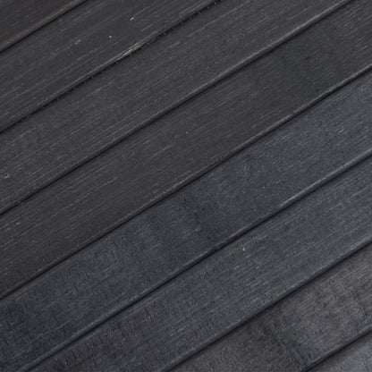 Alfombra Rectangular Bambú Gris 100x300 Cm / Vetonek_4