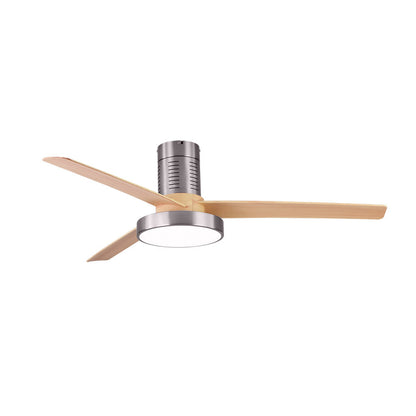 Ventilador Dc Pax 40w 3200lm Niquel 3 Aspas Haya 32x139d 3000-4000-6000k C/remoto , Memoria Y Temporizador_1