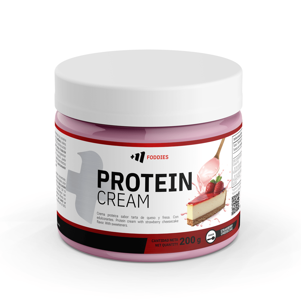 Protein Cream (crema Proteica) - 200g - Tarta De Queso Y Fresa - Deliciosa Crema De Proteína - Masmusculo_0