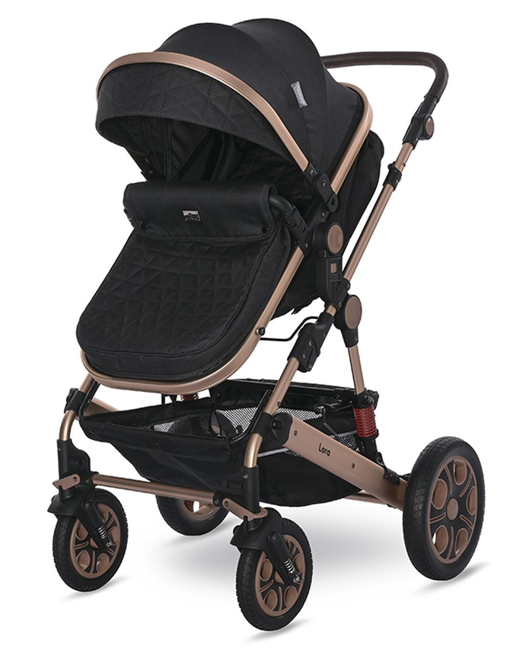 Carrito Dúo Convertible Lora Hasta 15 Kg Black_2