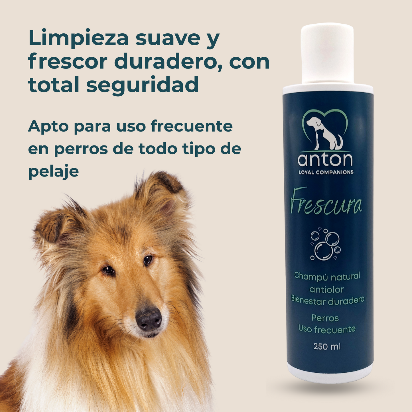 Champú natural para el control de olores en perros – Pack 3 x 250 ml_1