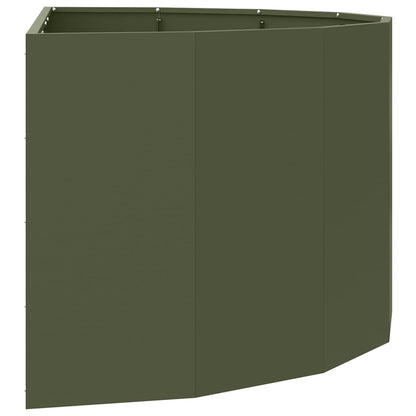 Jardinera Verde Oliva 120 X 60 X 50 Cm Acero_5