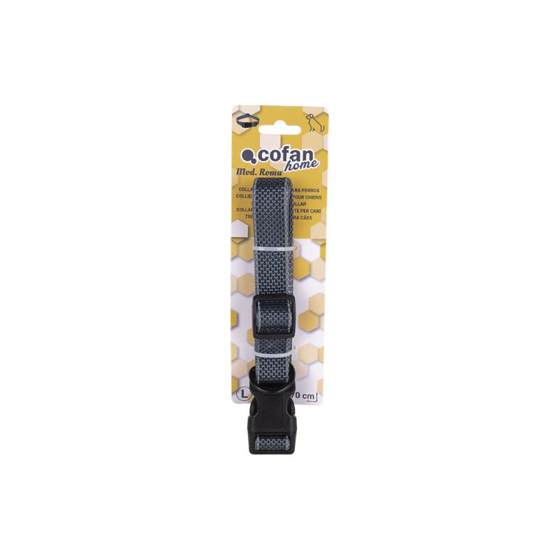 Collar Para Perros Gris 2.5x45-70 Cm_3