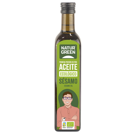 Óleo de sésamo biológico NaturGreen.
