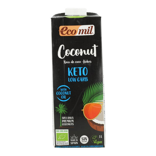Bebida Vegetal Coconut Nature Keto Organic EcoMil 1L